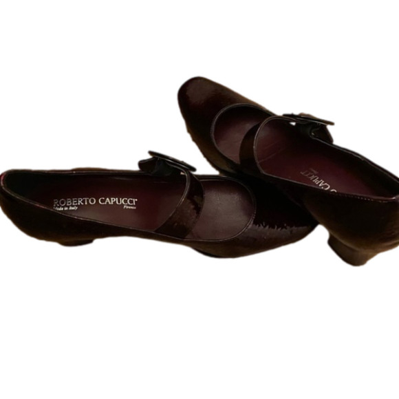 ✨Host Pick ✨ Roberto  Capucci Firenze Brown Heel Pumps (size 8.5) NWT - Picture 4 of 12